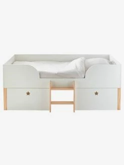 Lit En Hauteur Avec Rangements GRANDE OURSE Blanc / Bois - Vertbaudet 10 Lit En Hauteur Avec Rangements GRANDE OURSE Blanc / Bois - Vertbaudet -Philips Shop lit en hauteur avec rangements grande ourse 2