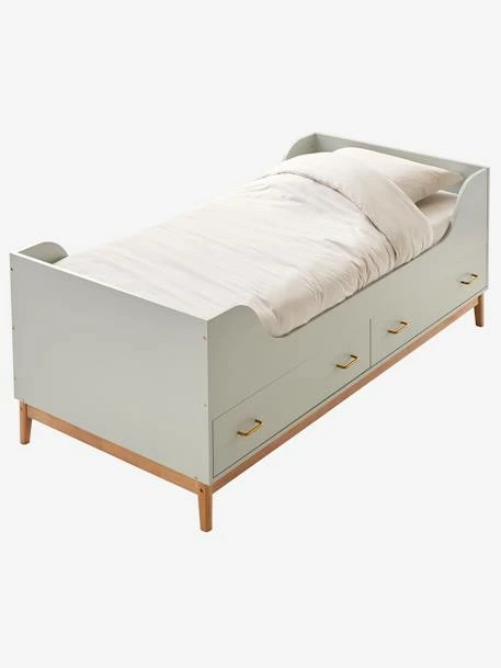 Lit Enfant LIGNE SIXTIES Vert D'eau - Vertbaudet 5 Lit Enfant LIGNE SIXTIES Vert D'eau - Vertbaudet – Image 3