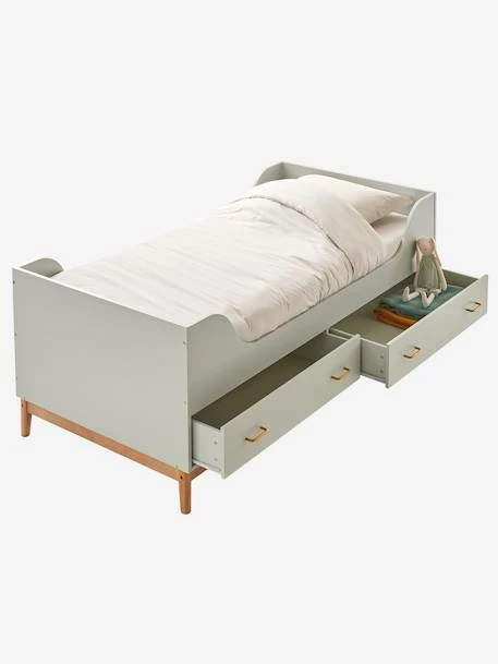 Lit Enfant LIGNE SIXTIES Vert D'eau - Vertbaudet 6 Lit Enfant LIGNE SIXTIES Vert D'eau - Vertbaudet – Image 4