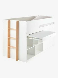 Lit Mi Hauteur Avec Bureau Coulissable Combiné CAMELEO Blanc Mate - Vertbaudet 13 Lit Mi Hauteur Avec Bureau Coulissable Combiné CAMELEO Blanc Mate - Vertbaudet -Philips Shop lit mi hauteur avec bureau coulissable combine cameleo 5