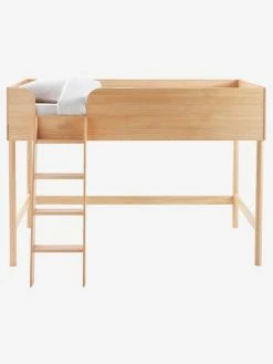 Lit Mi-hauteur LIGNE CONFETTI NATURE Marron - Vertbaudet -Philips Shop lit mi hauteur ligne confetti nature 2