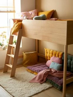 Lit Mi-hauteur LIGNE CONFETTI NATURE Marron - Vertbaudet -Philips Shop lit mi hauteur ligne confetti nature 4