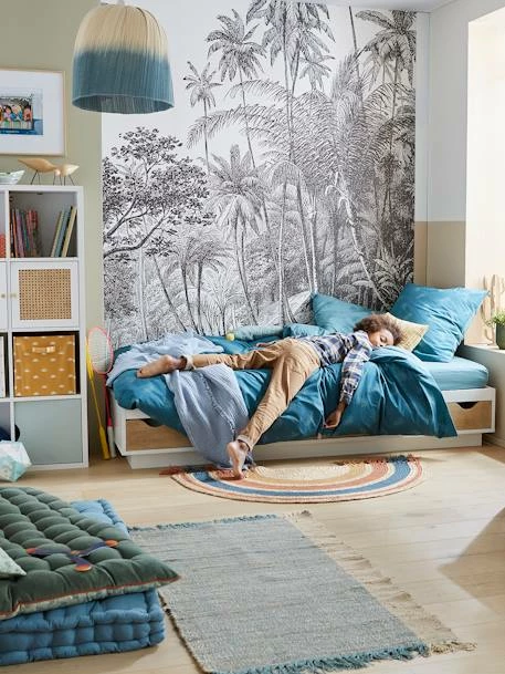 Lit Plateforme Enfant Avec Tiroirs LIGNE SCHOOL Blanc / Bois - Vertbaudet 7 Lit Plateforme Enfant Avec Tiroirs LIGNE SCHOOL Blanc / Bois - Vertbaudet – Image 5