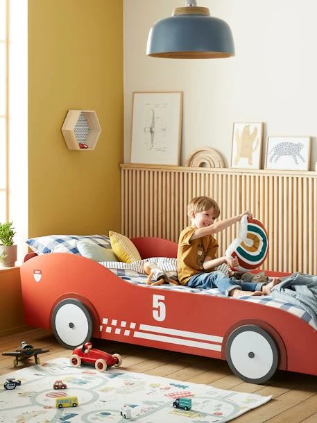 Lit Voiture De Course LIGNE DROLE DE BOLIDE Gris - Vertbaudet 8 Lit Voiture De Course LIGNE DROLE DE BOLIDE Gris - Vertbaudet – Image 6