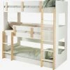 Lits Superposés 3 Niveaux LIGNE EVEREST Blanc/bois - Vertbaudet -Philips Shop lits superposes 3 niveaux ligne everest