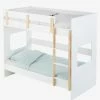 Lits Superposés LIGNE EVEREST Blanc/bois - Vertbaudet -Philips Shop lits superposes ligne everest