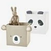 Lot De 2 Bacs En Tissu Panda Koala Beige - Vertbaudet -Philips Shop lot de 2 bacs en tissu panda koala