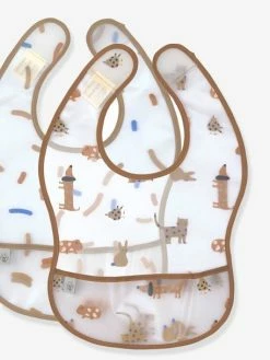 Lot De 2 Bavoirs Avec Poche Little Mateys LÄSSIG Bleu Royale - Lassig