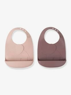 Lot De 2 Bavoirs Avec Récupérateur DONE BY DEER Peekaboo Eléphant En Silicone Vert Clair + Vert Foncé - Done By Deer -Philips Shop lot de 2 bavoirs avec recuperateur done by deer peekaboo elephant en silicone 2