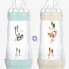 Lot De 2 Biberons 320 Ml MAM Easy Start Anti-colique Time For Love Aqua - Mam -Philips Shop lot de 2 biberons 320 ml mam easy start anti colique time for love