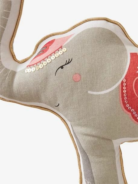 Lot De 2 Coussins Animaux EDEN INDIA Multicolore - Vertbaudet 4 Lot De 2 Coussins Animaux EDEN INDIA Multicolore - Vertbaudet – Image 2