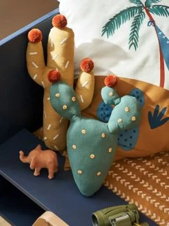 Lot De 2 Coussins Cactus WILD SAHARA Vert / Jaune - Vertbaudet -Philips Shop lot de 2 coussins cactus wild sahara 4