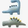 Lot De 2 Coussins PETIT DINO Bleu / Kaki - Vertbaudet -Philips Shop lot de 2 coussins petit dino