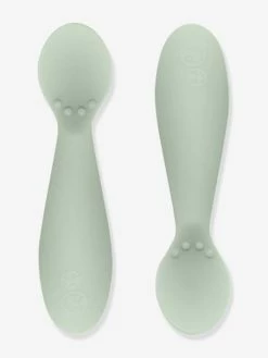 Lot De 2 Cuillères 1er âge EZPZ Tiny Spoon En Silicone Vert Amande - EZPZ -Philips Shop lot de 2 cuilleres 1er age ezpz tiny spoon en silicone 3