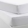 Lot De 2 Draps-housses Bébé BIO COLLECTION Blanc - Vertbaudet -Philips Shop lot de 2 draps housses bebe bio collection