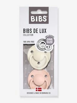 Lot De 2 Sucettes-tétines BIBS De Lux En Silicone Gris Fer + Bleu Layette - Bibs -Philips Shop lot de 2 sucettes tetines bibs de lux en silicone 5
