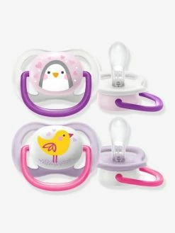 Lot De 2 Sucettes Ultra Air Animals 1er âge Philips AVENT Oiseau + Pingouin - Philips Avent -Philips Shop lot de 2 sucettes ultra air animals 1er age philips avent 4