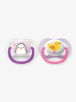Lot De 2 Sucettes Ultra Air Animals 1er âge Philips AVENT Oiseau + Pingouin - Philips Avent -Philips Shop lot de 2 sucettes ultra air animals 1er age philips avent 5