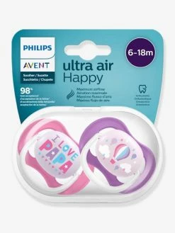 Lot De 2 Sucettes Ultra Air Animals 2e âge Philips AVENT Pingouin + éléphant - Philips Avent -Philips Shop lot de 2 sucettes ultra air animals 2e age philips avent 2