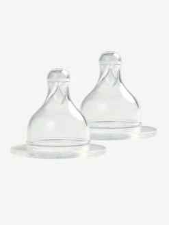Lot De 2 Tétines Liquide épais Pour Biberons Verre Col Large BÉABA Transparent - Beaba