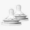 Lot De 2 Tétines Philips AVENT Natural, 5 Débits Transparent - Philips Avent -Philips Shop lot de 2 tetines philips avent natural 5 debits