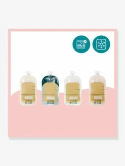 Lot De 20 Gourdes Réutilisables BABYMOOV Bleu - Babymoov -Philips Shop lot de 20 gourdes reutilisables babymoov 3