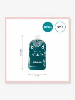 Lot De 20 Gourdes Réutilisables BABYMOOV Bleu - Babymoov -Philips Shop lot de 20 gourdes reutilisables babymoov 5