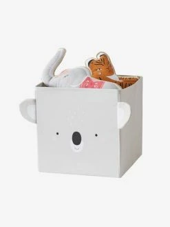 Lot De 3 Bacs De Rangement En Tissu MINI ZOO Bleu Grisé - Vertbaudet -Philips Shop lot de 3 bacs de rangement en tissu mini zoo 3