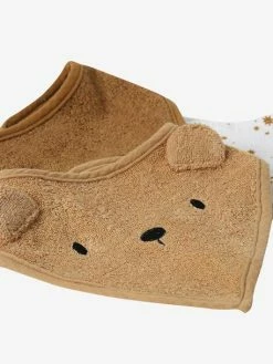 Lot De 3 Bavoirs Bandanas En éponge Et Gaze De Coton Caramel - Vertbaudet -Philips Shop lot de 3 bavoirs bandanas en eponge et gaze de coton 4