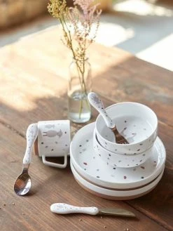 Lot De 3 Couverts 2e âge LÄSSIG Tiny Farmer Mouton/oie Blanc - Lassig -Philips Shop lot de 3 couverts 2e age lassig tiny farmer 1