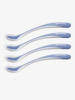 Lot De 4 Cuillères Bébé Thermosensibles NUBY Aléatoire - Nuby -Philips Shop lot de 4 cuilleres bebe thermosensibles nuby 4