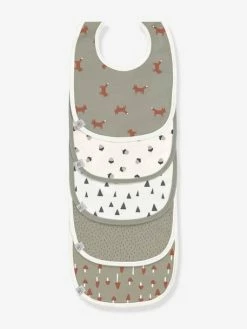 Lot De 5 Bavoirs Bébé LÄSSIG En Coton Biologique Lot De 5 Little Forest Renard - Lassig -Philips Shop lot de 5 bavoirs bebe lassig en coton biologique 5