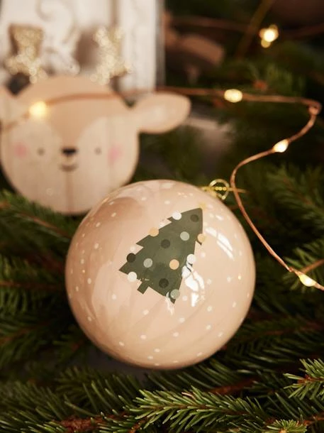 Lot De 6 Boules De Noël Contes De La Forêt Vert - Vertbaudet 6 Lot De 6 Boules De Noël Contes De La Forêt Vert - Vertbaudet – Image 4