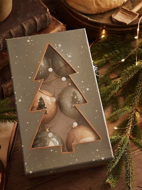 Lot De 6 Boules De Noël Contes De La Forêt Vert - Vertbaudet 3 Lot De 6 Boules De Noël Contes De La Forêt Vert - Vertbaudet