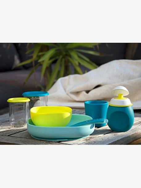 Lot De Gourdes Pour Compotes BEABA Babysqueez' 2 En 1 + Squeez'portion Blue - Beaba 4 Lot De Gourdes Pour Compotes BEABA Babysqueez' 2 En 1 + Squeez'portion Blue - Beaba – Image 2
