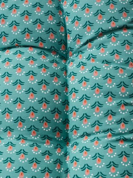 Matelas De Sol Velours Eden India Vert / Rose - Vertbaudet 5 Matelas De Sol Velours Eden India Vert / Rose - Vertbaudet – Image 3