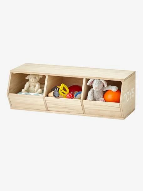 Meuble 3 Bacs Toys Bois - Vertbaudet 3 Meuble 3 Bacs Toys Bois - Vertbaudet