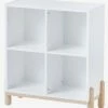 Meuble 4 Cases Blanc - Vertbaudet 1 Meuble 4 Cases Blanc - Vertbaudet -Philips Shop meuble 4 cases