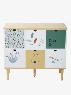 Meuble 6 Bacs Jungle Blanc - Vertbaudet -Philips Shop meuble 6 bacs jungle 1