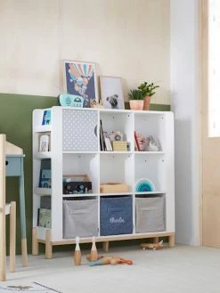 Meuble 9 Cases Blanc Clair Uni - Vertbaudet -Philips Shop meuble 9 cases 3