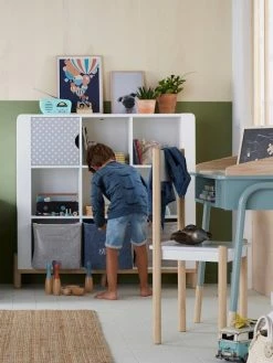 Meuble 9 Cases Blanc Clair Uni - Vertbaudet -Philips Shop meuble 9 cases 4