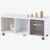 Meuble Bas De Rangement Comptine Blanc - Vertbaudet -Philips Shop meuble bas de rangement comptine