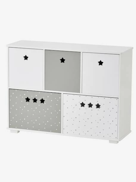 Meuble De Rangement 5 Bacs LIGNE SIRIUS Blanc/gris - Vertbaudet 3 Meuble De Rangement 5 Bacs LIGNE SIRIUS Blanc/gris - Vertbaudet