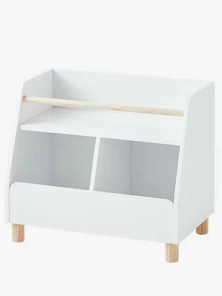 Meuble De Rangement Mixte étagère + Bacs LIGNE PTILOU Blanc/bois - Vertbaudet 4 Meuble De Rangement Mixte étagère + Bacs LIGNE PTILOU Blanc/bois - Vertbaudet – Image 2