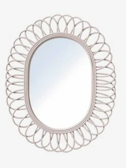 Miroir Ovale En Rotin DOUCE PROVENCE Violet - Vertbaudet
