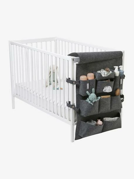 Organisateur à Suspendre Vertbaudet Pour Lit De Bébé Gris Chiné - Vertbaudet 5 Organisateur à Suspendre Vertbaudet Pour Lit De Bébé Gris Chiné - Vertbaudet – Image 3