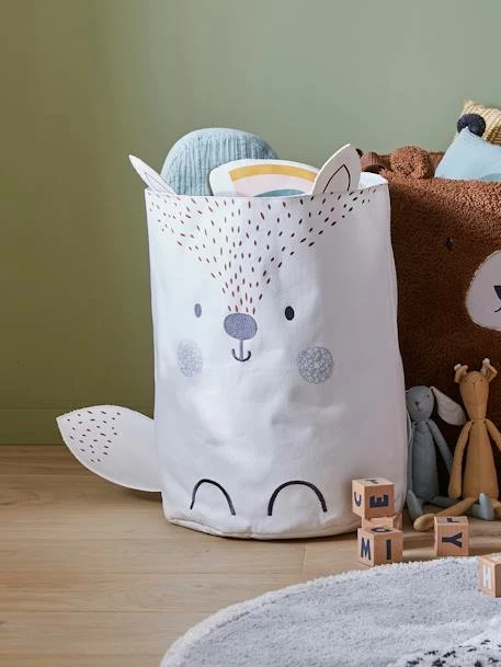 Panier à Linge Renard Des Neiges Blanc - Vertbaudet 4 Panier à Linge Renard Des Neiges Blanc - Vertbaudet – Image 2