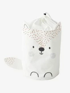 Panier à Linge Renard Des Neiges Blanc - Vertbaudet