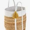 Panier En Jute Avec Fils Lurex Marguerite Blanc - Vertbaudet -Philips Shop panier en jute avec fils lurex marguerite