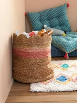 Panier En Jute Festonné Fiore Osier/rose - Vertbaudet 8 Panier En Jute Festonné Fiore Osier/rose - Vertbaudet -Philips Shop panier en jute festonne fiore 2